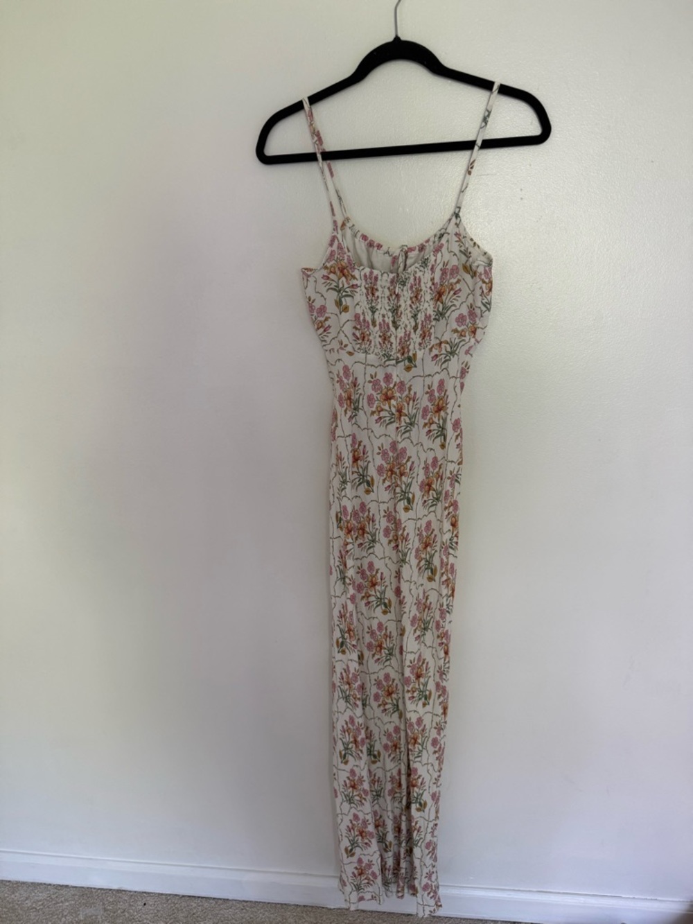 Favorite Daughter Dress The One That Got Away Maxi Slip in Mosaic Floral Pink - Picture 8 of 10